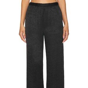 Enza Costa Textured Satin Pant - NWT - Size 3 Black